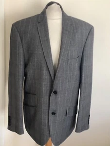 Marks and Spencer Sartorial Alfred Brown jacket 42S tailored fit wool check - Picture 1 of 9