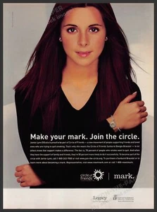 Circle of Friends Jamie-Lynn DiScala 2000s Print Advertisement 2004 Awareness - Picture 1 of 1
