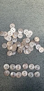 Coconut Shell Buttons- Brown, New 2-Hole 5/8 15mm (Lot Of 2,050) - Picture 1 of 2