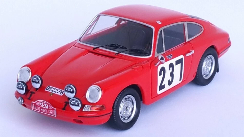 Modellino auto rally scala 1:43 Trofeu  PORSCHE 911 T RALLY MONTE CARLO 1968 ... - Immagine 1 di 1