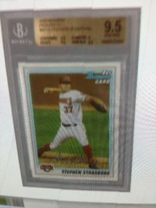STEPHEN STRASBURG 2010 BOWMAN PROSPECTS #BP1a ROOKIE '1st card' GEM MINT BGS 9.5 - Picture 1 of 1