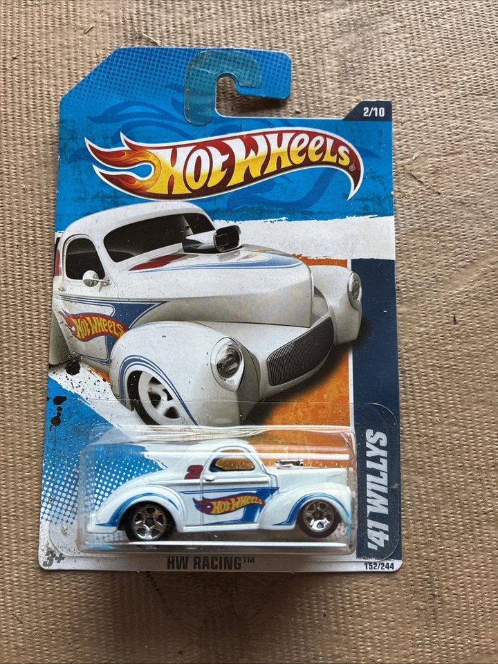 Hot Wheels 1941 Willys Custom Coupe. Rare,VHTF! '11 HW Racing Series #2/10. - Image 1 of 1