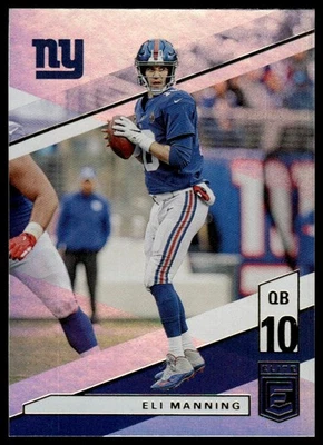 2019 Donruss Elite Eli Manning #78 - Image 1 of 2