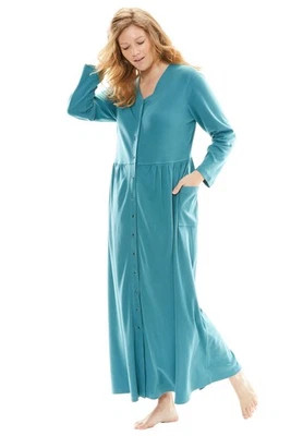 Tumbona larga tejida delantera a presión talla grande Only Necessities Foto 1 de 4