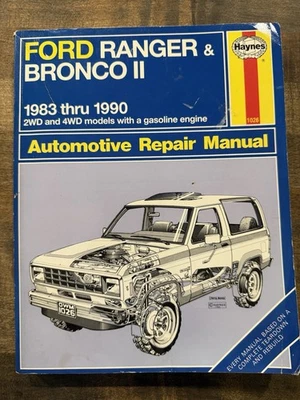 Ford Ranger Bronco II 2WD 4WD - Руководство по ремонту Haynes 1026 1983-1993 - Изображение 1 из 4