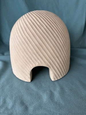 West Elm Asher Ceramic Object, Natural, Small, 20cm x 23cm x 14cm - Image 1 of 4