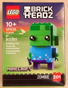 LEGO BrickHeadz Minecraft Zombie (40626) Nueva Caja Sellada - Imagen 1 de 8