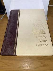 Family Bible Library Volume 1 Hardcover 1971 by Gilbert Beers Vintage Spiritual - Picture 1 of 8