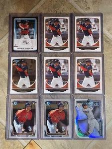 George Springer Bowman Rookie Lot (x9) - Picture 1 of 1