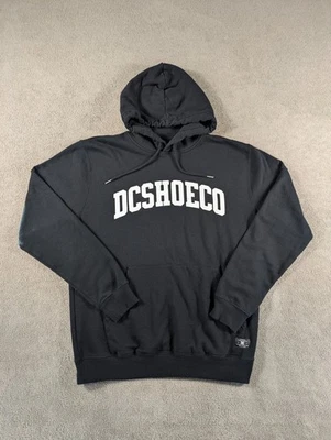 DC Shoes Hoodie Mens Large Black Cotton Ellis 2 Ph Dcshoeco Graphic Fleece Lined - Image 1 of 4