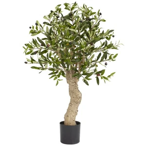 REALISTIC 2 1/2' SILK OLIVE TREE Artificial Fake Plant - HIGH QUALITY - Picture 1 of 1