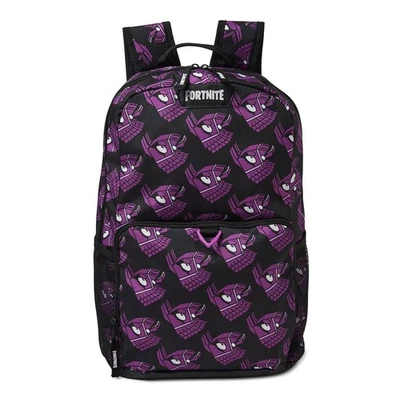 Fortnite Llama Loot Pinata Black & Purple 18" Backpack with Tech Sleeve - Image 1 of 3