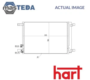614 511 A/C AIR CON CONDENSER HART FOR AUDI A3,TT,Q2,Q3,8VM,8VF,8VK,8VE,GAG,FVP - Picture 1 of 5