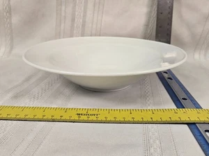 "Cuenco de sopa Pottery Barn con borde gran blanco tradicional 9 3/8"" Sri Lanka" - Imagen 1 de 4