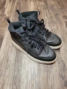 Nike Court Vision Winter Black/Phantom Men's Size 9.5 Mid Top Sneakers - Picture 1 of 7