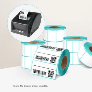 (30x20mmWhite)Thermal Labels For Thermal Printer All-Purpose Label Paper TDW - Zdjęcie 1 z 8