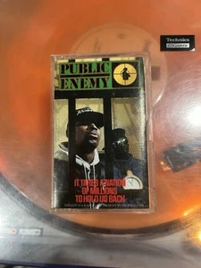 Public Enemy It Takes A Nation of Millions to Hold US Back 1988 Def Jam Cassette - Picture 1 of 5