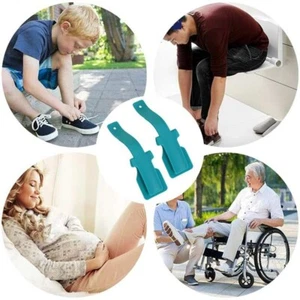 Behindertenschuhhelfer Kunststoff Fauler Schuhlöffel Easy On/Off Hilfe für Schuhe - Bild 1 von 4