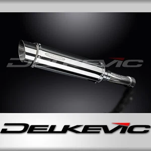 Kit silenciador de escape redondo de acero inoxidable 14" Suzuki GSX-R750 SRAD 1996-1999 - Imagen 1 de 5