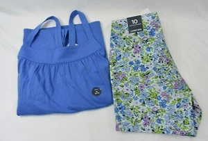 LANDS END GIRLS TOP & SHORT SZ 7/8 NEW WITH TAG - Picture 1 of 4