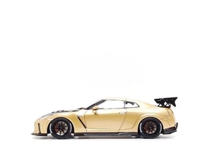 Accensione Modello 1:18 Top Secret Nissan GT-R (R35) in Oro (difettoso) - Foto 1 di 17