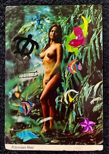 POSTAL POLINESIA MAID de colección Niña bonita en un estado de naturaleza en la selva - Imagen 1 de 7