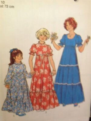 Style Sewing Pattern 2145 Child Girls Bridesmaid or Party Dress Size 8 - Image 1 of 3