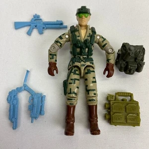 Recoil V1 GI Joe 1989 Hasbro Vintage Action Figure Weapon Backpack Accessories - Picture 1 of 10