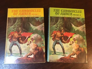 The Chronicles of Amber, Vol. 1 & 2, HC Books, BCE, Roger Zelazny, Boris Cover - Picture 1 of 11