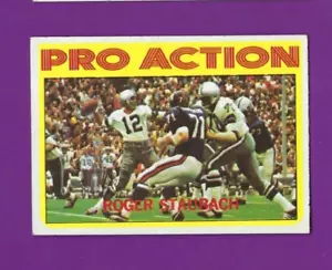Tarjeta de fútbol americano Topps 1972 #122 Roger Staubach Dallas Cowboys EX+ - Imagen 1 de 2