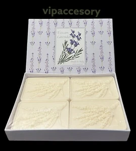 Saponificio Artigianale Fiorentino Tuscan Flower Lavender Scented Soaps 4x125g - Picture 1 of 2