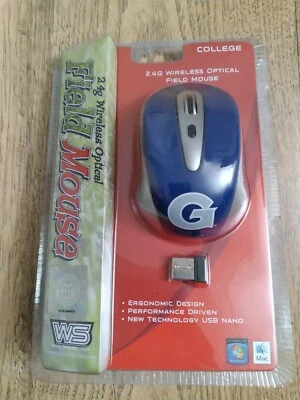 Georgetown Hoyas Wireless Optical Mouse 2.4G Windows / Mac College NCAA - Image 1 of 3