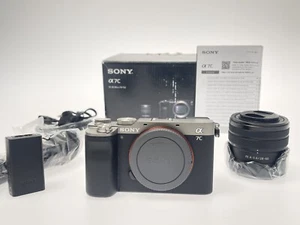 Sony Alpha 7C (ILCE-7CL) System Camera + 28-60mm silber MwSt. #D30 - Bild 1 von 7