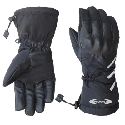 Proanti Winter Motorcycle Gloves Motorbike Quad Ski Gloves with Visor Wiper - Image 1 of 2