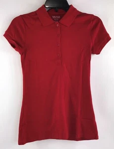 Nautica Girls Size Small 3-5 Red School Uniform Polo Shirt New with Tags - Picture 1 of 5
