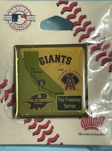 2002 World Series -California Freeway Series SFGiants vs CA Angels pin - Picture 1 of 2