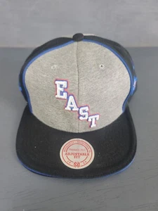 NBA All Star East Team Mitchell & Ness Stars Grey Snapback Cap Hat Basketball - Picture 1 of 8