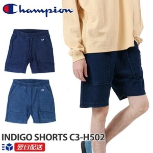 Champion Adult Gym shorts Cotton Strectchy Denim Indigo Shorts Medium - Picture 1 of 5