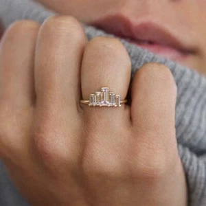1.3Ct Lab-Created Morganite Engagement Ring 9ct SOLID Yellow Gold Art Deco Crown - Picture 1 of 6