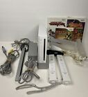 Nintendo Wii Gaming Console Sensor And Cords Gamecube Compatible White Rvl 001Usa