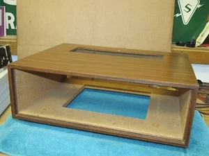 Vintage Unknown Stereo Tuner, Amplifier, Receiver Wood Case Cabinet #2 - Picture 1 of 13