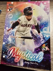 Jung Hoo Lee 2024 TOPPS UPDATE ROOKIE MYSTICAL INSERT #MYS-19 and stars of mlb - Picture 1 of 3