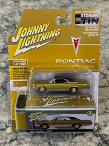Johnny Lightning 1967 Pontiac GTO 1/64 Gold with Storage Tin - Picture 1 of 1