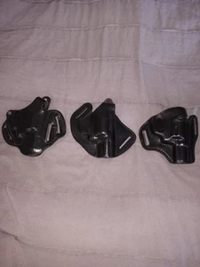 J FRAME LEATHER HOLSTER OWB LOT OF 3 !! - Picture 1 of 12