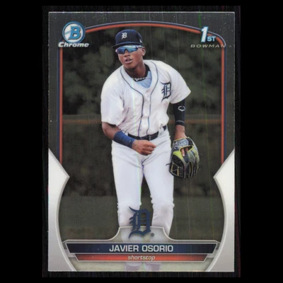 Javier Osorio #BCP-4 2023 Bowman Chrome Prospects Detroit Tigers Baseball Card - Image 1 of 3