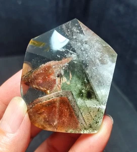 RARE 99G Natural Garden Phantom Quartz Tower Point Energy Healing R1738 - Picture 1 of 12