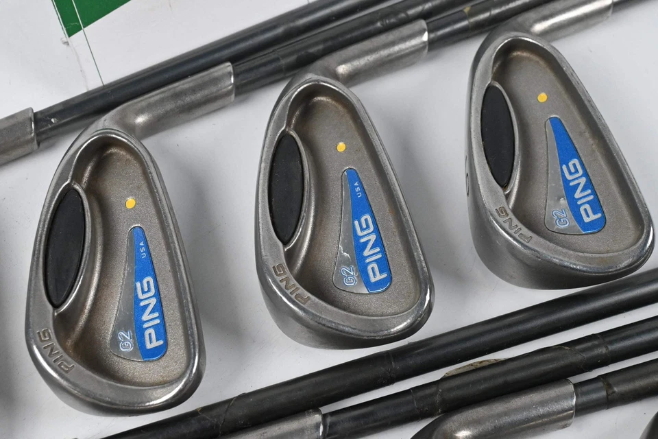 Ping G2 Irons / 3-PW / Yellow Dot / Regular Flex Ping TFC 100 Shafts - Image 1 of 4