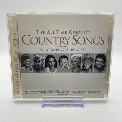The All Time Greatest Country Songs 60's 70's 80's 90's (1998, 2x CD) - Image 1 of 4