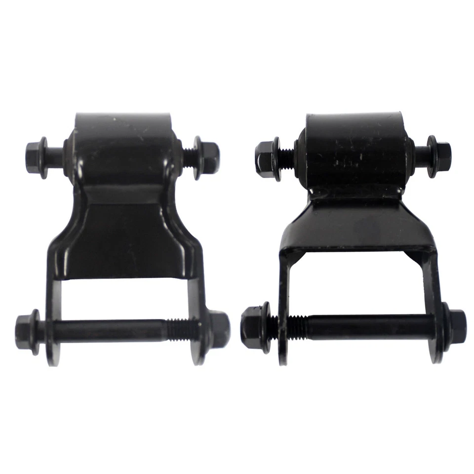 Par de grilletes de resorte de hoja trasera 722-033 para camioneta Chevy Express SaVana 3500 4500 Foto 1 de 4