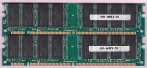 256MB 2x128MB PC-100 ATP NEC AMC16V64T8SEG8 92-128M-100 PC100 SDRAM Memory Kit - Picture 1 of 2